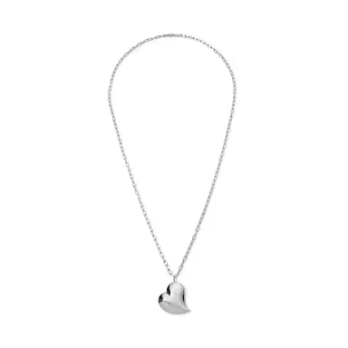 Stephanie Gottlieb Heartfelt Gold Jumbo Puffy Heart with Paperclip Chain Necklace | Thumbnail 5 Stephanie Gottlieb Heartfelt Gold Jumbo Puffy Heart with Paperclip Chain Necklace | Thumbnail 5