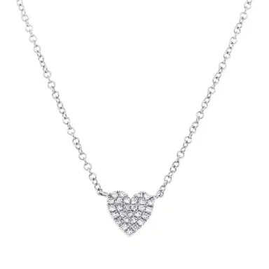 Stephanie Gottlieb Mini Pave Heart Necklace | Thumbnail 3 Stephanie Gottlieb Mini Pave Heart Necklace | Thumbnail 3