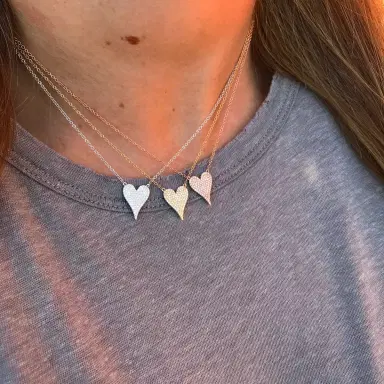 Stephanie Gottlieb Small Pave Heart Necklace | Thumbnail 5 Stephanie Gottlieb Small Pave Heart Necklace | Thumbnail 5