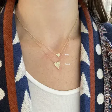 Stephanie Gottlieb Small Pave Heart Necklace | Thumbnail 6 Stephanie Gottlieb Small Pave Heart Necklace | Thumbnail 6