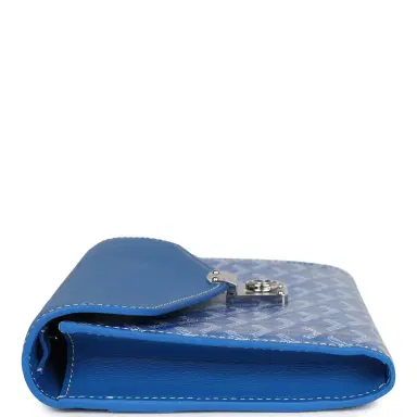 goyard Goyard Goyardine Sky Blue Chypre Wallet-Pouch Palladium Hardware | Thumbnail 3 goyard Goyard Goyardine Sky Blue Chypre Wallet-Pouch Palladium Hardware | Thumbnail 3