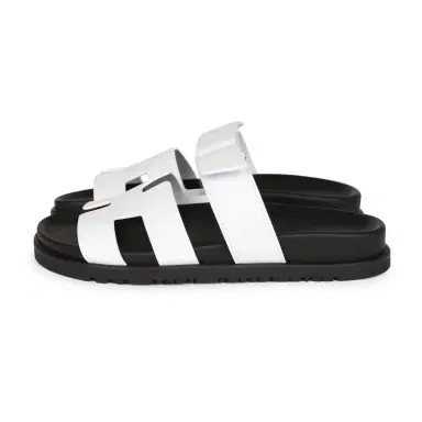 HERMÈS Hermes Chypre Sandals White Palladium Hardware 35.5 EU | Thumbnail 5 HERMÈS Hermes Chypre Sandals White Palladium Hardware 35.5 EU | Thumbnail 5