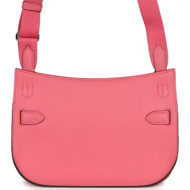 HERMÈS Hermes Mini Jypsiere Rose Azalee Swift Palladium Hardware | Thumbnail 4 HERMÈS Hermes Mini Jypsiere Rose Azalee Swift Palladium Hardware | Thumbnail 4