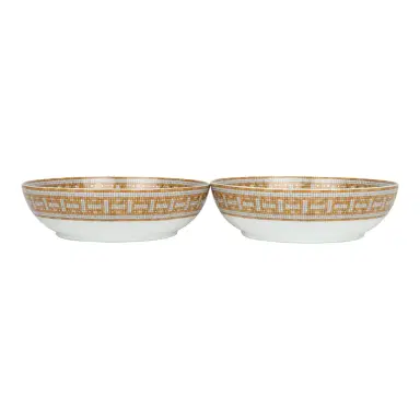 HERMÈS Hermes Mosaique Au 24 Gold Cereal Bowl Set Gold Porcelain | Thumbnail 2 HERMÈS Hermes Mosaique Au 24 Gold Cereal Bowl Set Gold Porcelain | Thumbnail 2