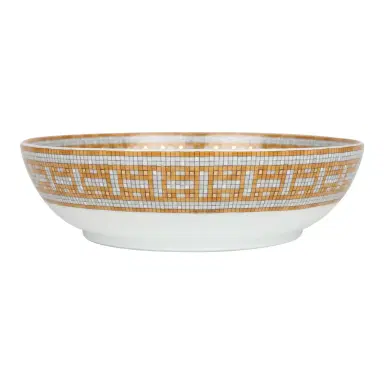 HERMÈS Hermes Mosaique Au 24 Gold Cereal Bowl Set Gold Porcelain | Thumbnail 3 HERMÈS Hermes Mosaique Au 24 Gold Cereal Bowl Set Gold Porcelain | Thumbnail 3
