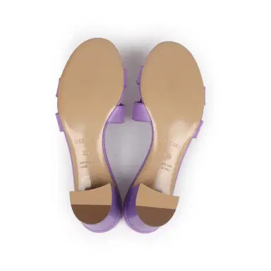 HERMÈS Hermes Oasis Sandals Violet Calfskin 36.5 EU | Thumbnail 9 HERMÈS Hermes Oasis Sandals Violet Calfskin 36.5 EU | Thumbnail 9