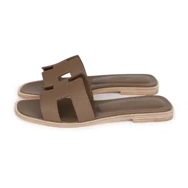 HERMÈS Hermes Oran Sandals Etoupe Epsom 35 | Thumbnail 5 HERMÈS Hermes Oran Sandals Etoupe Epsom 35 | Thumbnail 5