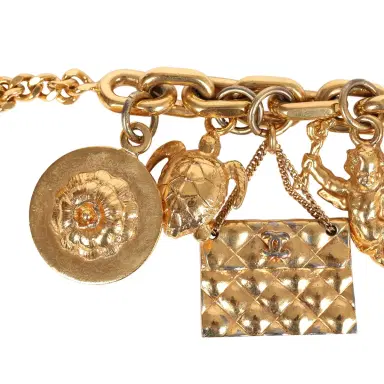 Chanel Vintage Chanel Lucky Charms Bracelet Gold Hardware | Thumbnail 2 Chanel Vintage Chanel Lucky Charms Bracelet Gold Hardware | Thumbnail 2