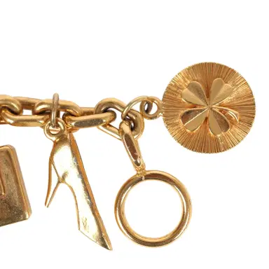 Chanel Vintage Chanel Lucky Charms Bracelet Gold Hardware | Thumbnail 4 Chanel Vintage Chanel Lucky Charms Bracelet Gold Hardware | Thumbnail 4