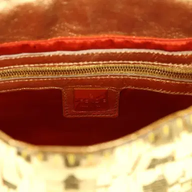 Fendi Vintage Fendi Baguette Bag Gold Sequin Gold Hardware | Thumbnail 6 Fendi Vintage Fendi Baguette Bag Gold Sequin Gold Hardware | Thumbnail 6