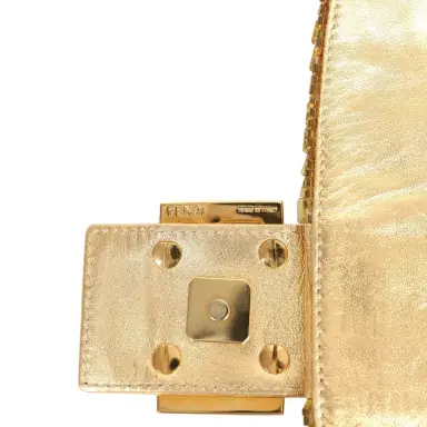 Fendi Vintage Fendi Baguette Bag Gold Sequin Gold Hardware | Thumbnail 8 Fendi Vintage Fendi Baguette Bag Gold Sequin Gold Hardware | Thumbnail 8