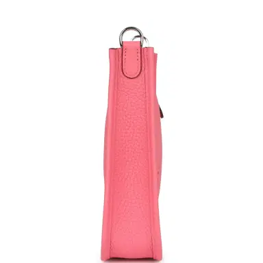 HERMÈS Hermes Evelyne TPM Rose Azalee Clemence Palladium Hardware | Thumbnail 3 HERMÈS Hermes Evelyne TPM Rose Azalee Clemence Palladium Hardware | Thumbnail 3