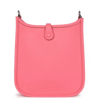HERMÈS Hermes Evelyne TPM Rose Azalee Clemence Palladium Hardware | Thumbnail 4 HERMÈS Hermes Evelyne TPM Rose Azalee Clemence Palladium Hardware | Thumbnail 4