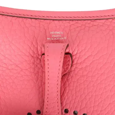 HERMÈS Hermes Evelyne TPM Rose Azalee Clemence Palladium Hardware | Thumbnail 7 HERMÈS Hermes Evelyne TPM Rose Azalee Clemence Palladium Hardware | Thumbnail 7