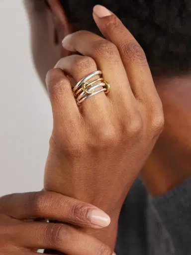 Spinelli Kilcollin Hyacinth Mx 18-karat Gold And Sterling Silver Rings | Thumbnail 2 Spinelli Kilcollin Hyacinth Mx 18-karat Gold And Sterling Silver Rings | Thumbnail 2