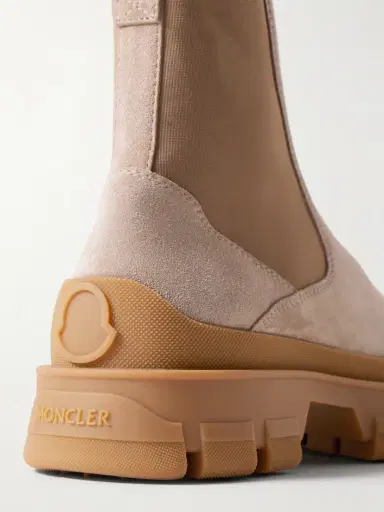 Moncler Hevea Suede Chelsea Boots | Thumbnail 4 Moncler Hevea Suede Chelsea Boots | Thumbnail 4