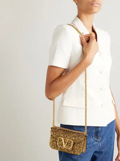 Valentino Garavani Locò Small Embellished Leather Bag | Thumbnail 2 Valentino Garavani Locò Small Embellished Leather Bag | Thumbnail 2