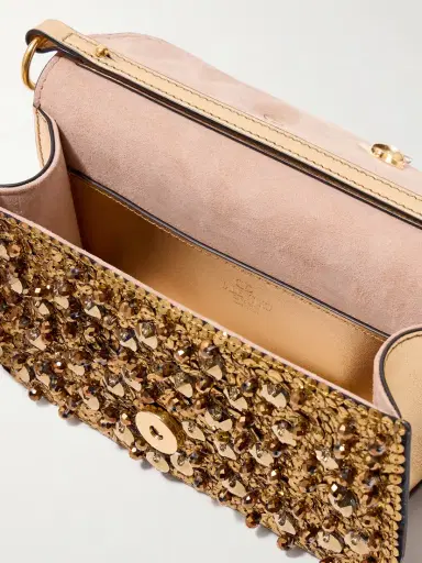 Valentino Garavani Locò Small Embellished Leather Bag | Thumbnail 5 Valentino Garavani Locò Small Embellished Leather Bag | Thumbnail 5