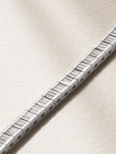 KOLOURS JEWELRY 14-karat White Gold Diamond Tennis Bracelet | Thumbnail 4 KOLOURS JEWELRY 14-karat White Gold Diamond Tennis Bracelet | Thumbnail 4