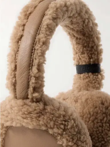 Yves Salomon Shearling Earmuffs | Thumbnail 3 Yves Salomon Shearling Earmuffs | Thumbnail 3