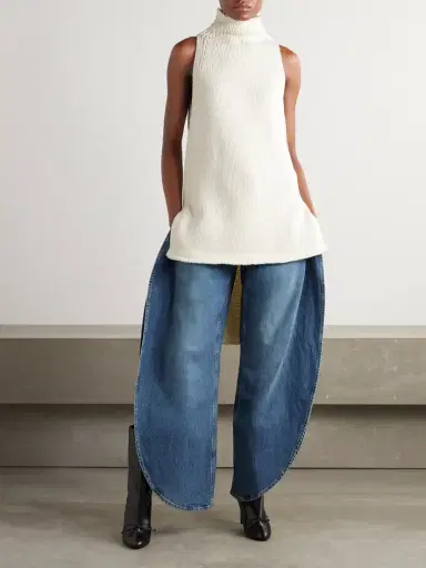 Alaïa Sleeveless Wool Turtleneck Sweater | Thumbnail 2 Alaïa Sleeveless Wool Turtleneck Sweater | Thumbnail 2
