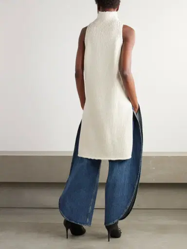 Alaïa Sleeveless Wool Turtleneck Sweater | Thumbnail 3 Alaïa Sleeveless Wool Turtleneck Sweater | Thumbnail 3