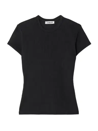 CDLP Ribbed Stretch Lyocell And Cotton-blend T-shirt | Thumbnail 1 CDLP Ribbed Stretch Lyocell And Cotton-blend T-shirt | Thumbnail 1