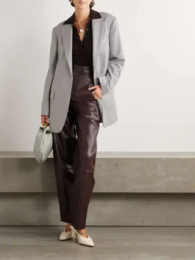 Dries Van Noten Oversized Checked Wool Blazer | Thumbnail 2 Dries Van Noten Oversized Checked Wool Blazer | Thumbnail 2