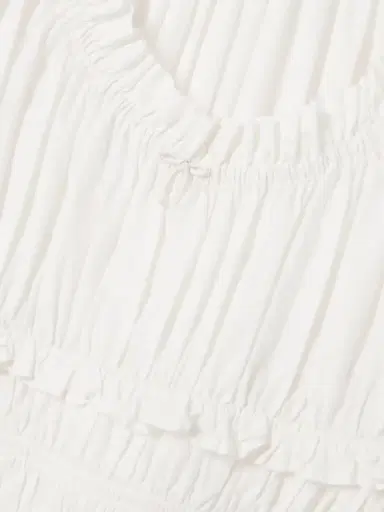 DÔEN Leanne Shirred Organic Cotton-poplin Midi Dress | Thumbnail 4 DÔEN Leanne Shirred Organic Cotton-poplin Midi Dress | Thumbnail 4