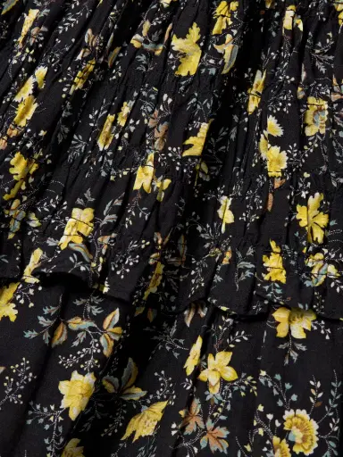 DÔEN Ismene Shirred Floral-print Organic Cotton-blend Voile Mini Dress | Thumbnail 5 DÔEN Ismene Shirred Floral-print Organic Cotton-blend Voile Mini Dress | Thumbnail 5