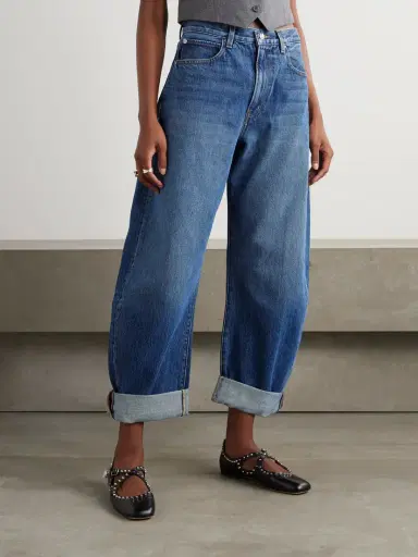 Frame The Bubble High-rise Barrel-leg Jeans | Thumbnail 3 Frame The Bubble High-rise Barrel-leg Jeans | Thumbnail 3