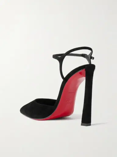 Christian Louboutin Condora Riviera 100 Suede Pumps | Thumbnail 3 Christian Louboutin Condora Riviera 100 Suede Pumps | Thumbnail 3