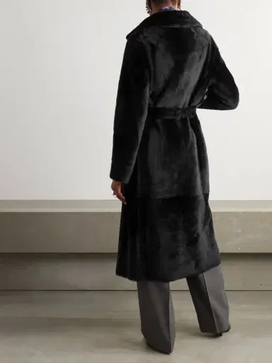 Yves Salomon Reversible Shearling Coat | Thumbnail 4 Yves Salomon Reversible Shearling Coat | Thumbnail 4