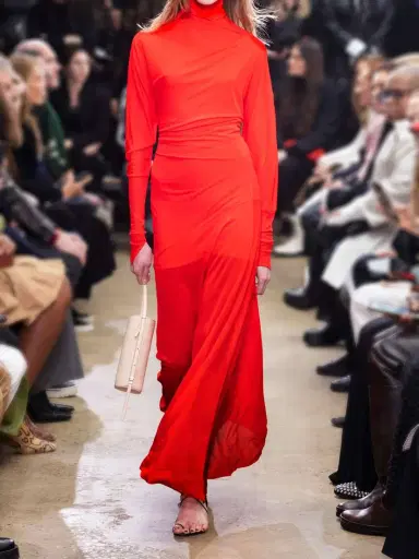 Proenza Schouler Paula Draped Jersey Turtleneck Maxi Dress | Thumbnail 4 Proenza Schouler Paula Draped Jersey Turtleneck Maxi Dress | Thumbnail 4