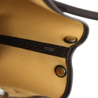 HERMÈS Hermes Garden Party 30 Paille Toile Militaire Canvas and Ebene Negonda Palladium Hardware | Thumbnail 8 HERMÈS Hermes Garden Party 30 Paille Toile Militaire Canvas and Ebene Negonda Palladium Hardware | Thumbnail 8