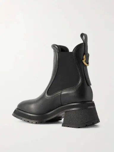 Moncler Gigi Embellished Leather Chelsea Boots | Thumbnail 3 Moncler Gigi Embellished Leather Chelsea Boots | Thumbnail 3