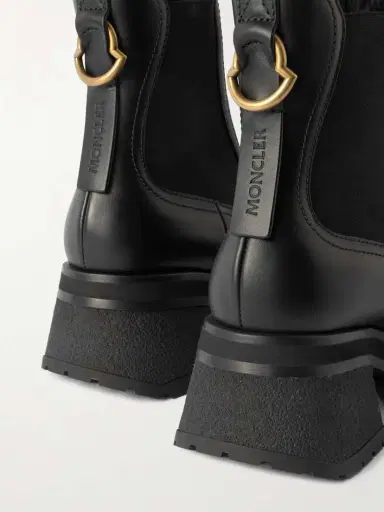 Moncler Gigi Embellished Leather Chelsea Boots | Thumbnail 4 Moncler Gigi Embellished Leather Chelsea Boots | Thumbnail 4