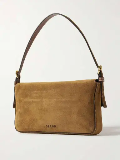 Staud Harlow Buckled Suede Shoulder Bag | Thumbnail 3 Staud Harlow Buckled Suede Shoulder Bag | Thumbnail 3