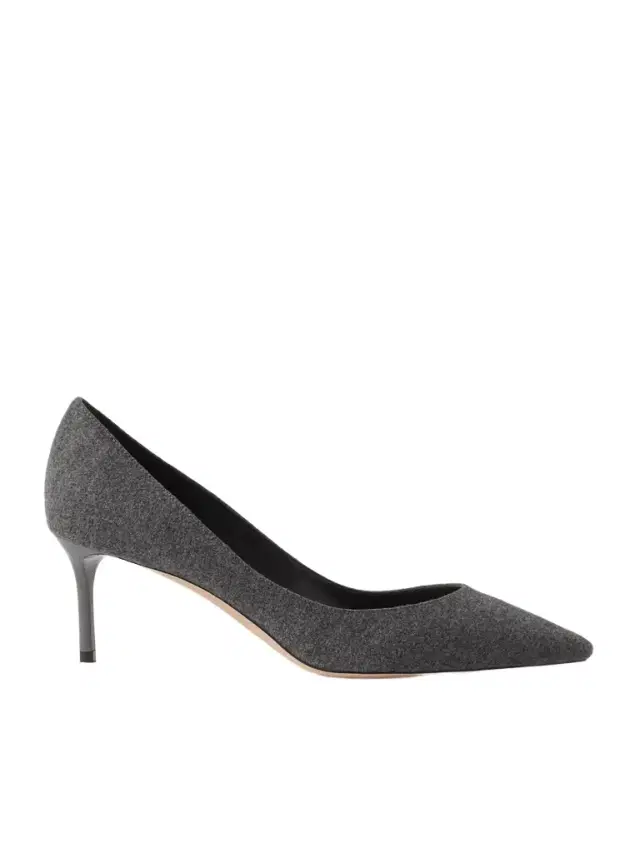 Romy 60 Felt Point-toe Pumps - IT36