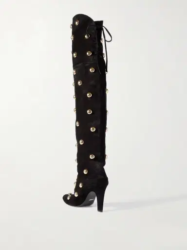 Chloé Studded Suede Over-the-knee Boots | Thumbnail 3 Chloé Studded Suede Over-the-knee Boots | Thumbnail 3