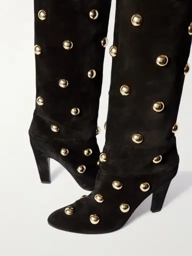 Chloé Studded Suede Over-the-knee Boots | Thumbnail 4 Chloé Studded Suede Over-the-knee Boots | Thumbnail 4