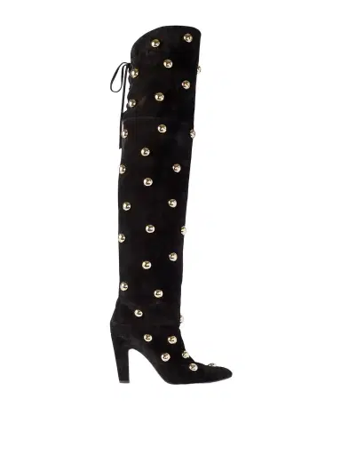 Chloé Studded Suede Over-the-knee Boots | Thumbnail 1 Chloé Studded Suede Over-the-knee Boots | Thumbnail 1