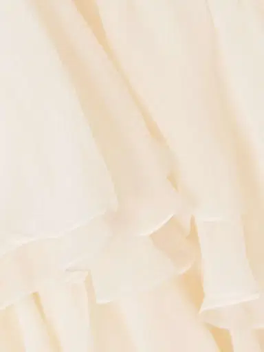Chloé Ruffled Tiered Silk-mousseline Turtleneck Blouse | Thumbnail 5 Chloé Ruffled Tiered Silk-mousseline Turtleneck Blouse | Thumbnail 5