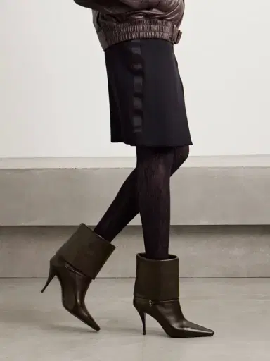 Saint Laurent Niki Embellished Leather Ankle Boots | Thumbnail 2 Saint Laurent Niki Embellished Leather Ankle Boots | Thumbnail 2