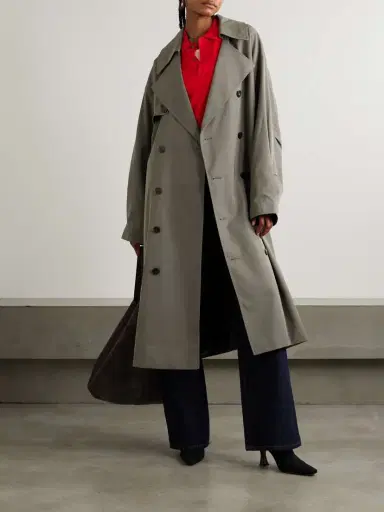 The Frankie Shop Mavis Twill Trench Coat | Thumbnail 2 The Frankie Shop Mavis Twill Trench Coat | Thumbnail 2
