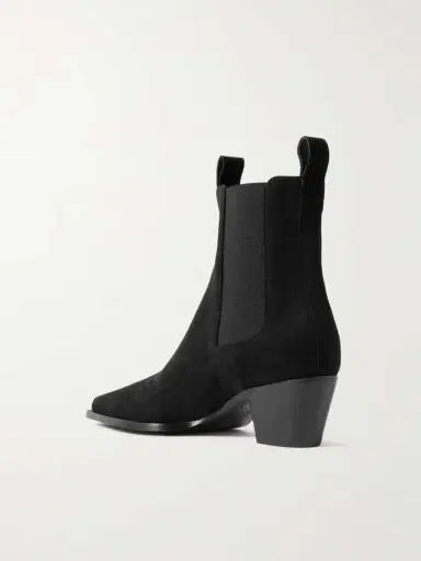 TOTEME The City Suede Chelsea Boots | Thumbnail 3 TOTEME The City Suede Chelsea Boots | Thumbnail 3