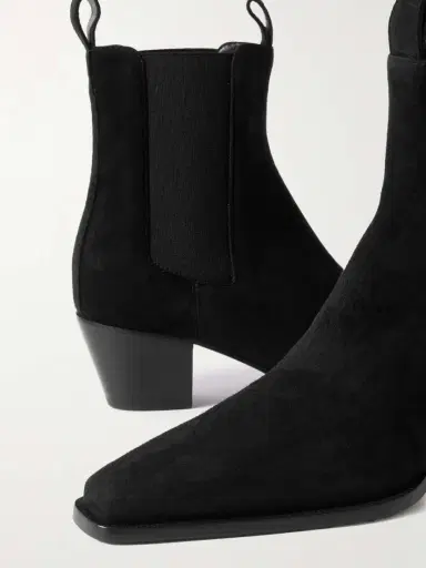 TOTEME The City Suede Chelsea Boots | Thumbnail 4 TOTEME The City Suede Chelsea Boots | Thumbnail 4