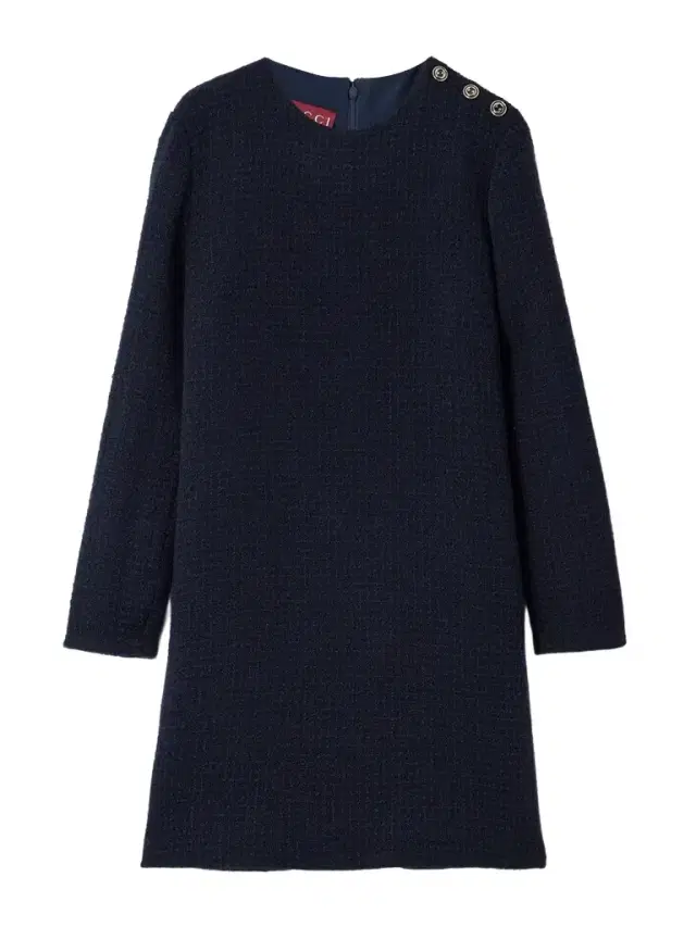 Wool-blend Bouclé-tweed Mini Dress
