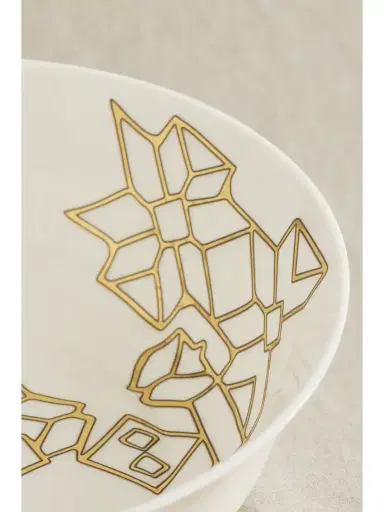 NIMEROLOGY Here Comes The Sun 26mm Gold-plated Bone China Bowl | Thumbnail 4 NIMEROLOGY Here Comes The Sun 26mm Gold-plated Bone China Bowl | Thumbnail 4