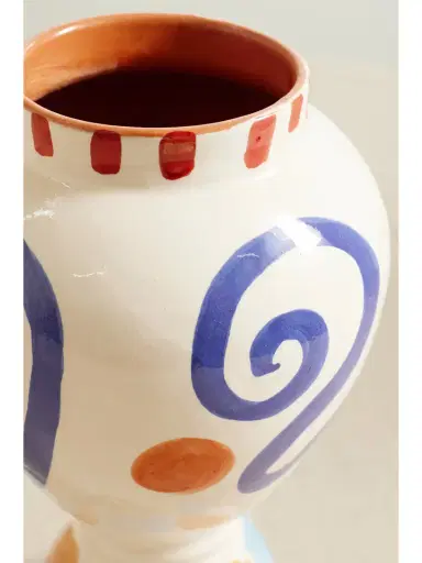 LRNCE Mimi Painted Terracotta Vase | Thumbnail 3 LRNCE Mimi Painted Terracotta Vase | Thumbnail 3